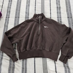 Nike Sportswear Phoenix Fleece Oversized 1/2-Zip Cropped Sweatshirt